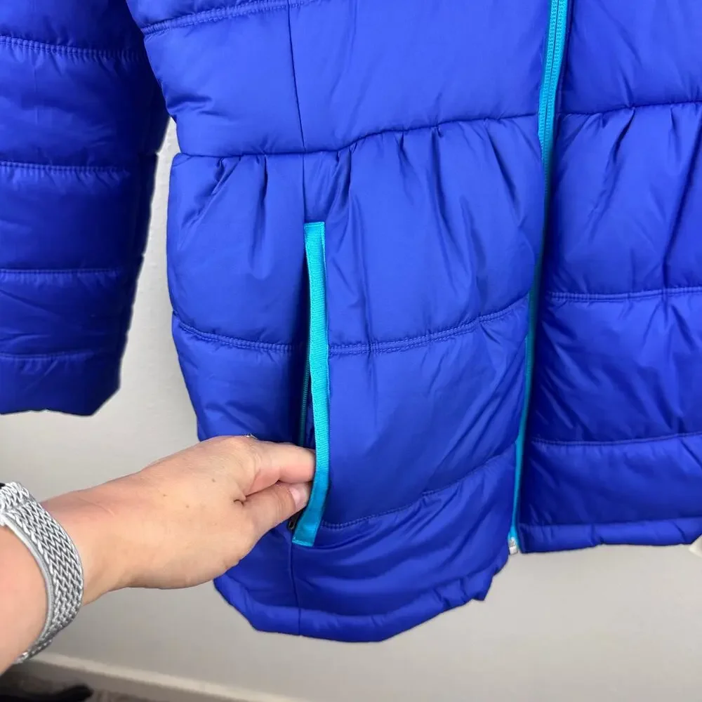 NWT Columbia Girl's Winter Puffer Coat XL Faux Fur